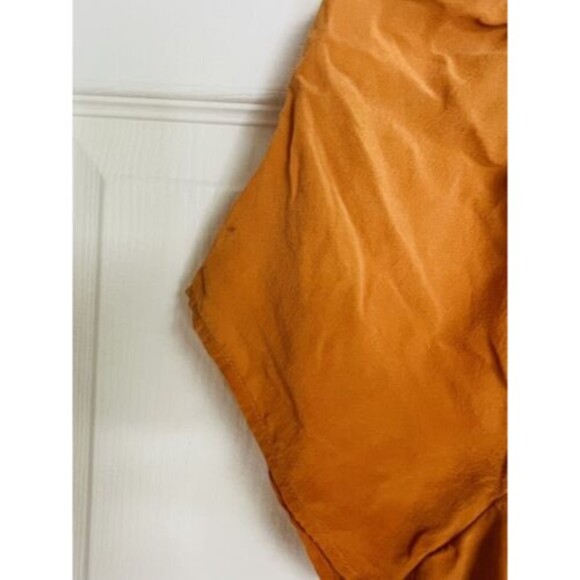 Joie Womens Size XS 100% Silk Shift Dress Short Sleeve Cinched Neckline - Picture 4 of 9